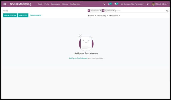 Social Media Marketing Odoo Module