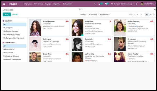 New Expected Features in Odoo 13 HR Payroll is now exclusive to Enterprise in Odoo 13