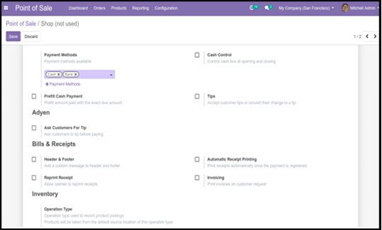 POS Adyen Payment in Odoo 13