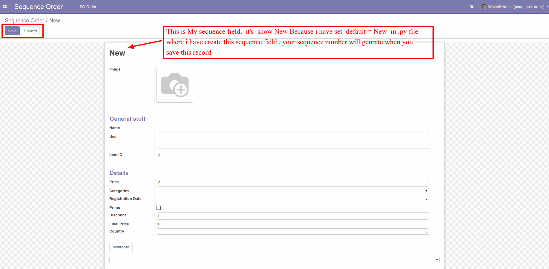 Add Sequence Number in Odoo : Step by Step Process