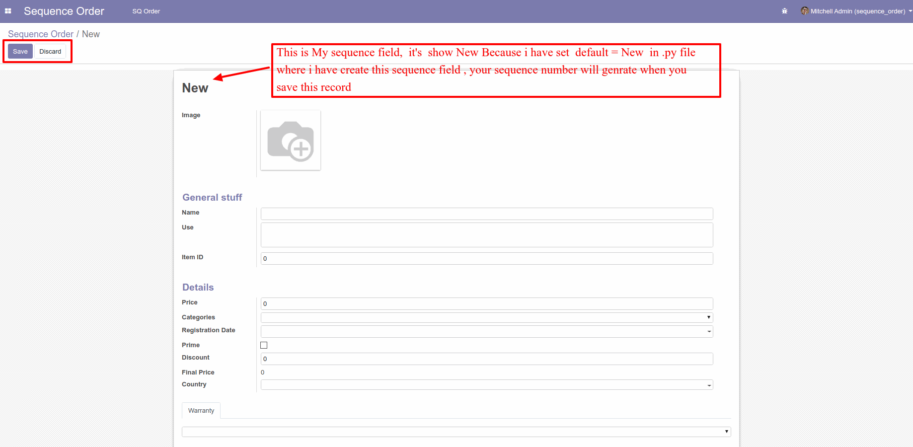 How To Create a Sequence Number In Odoo Add Sequence Number in Odoo : Step by Step Process