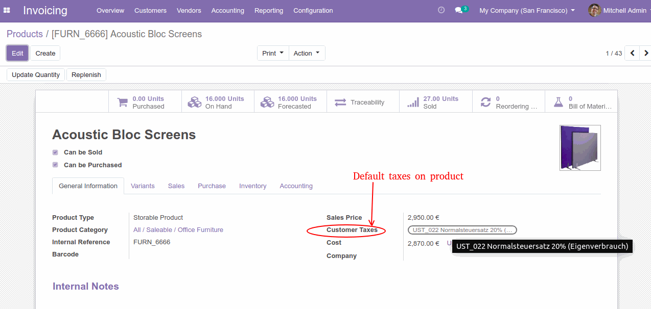 Fiscal Positions in Odoo 13 Apply Fiscal Positions in Odoo Accounting