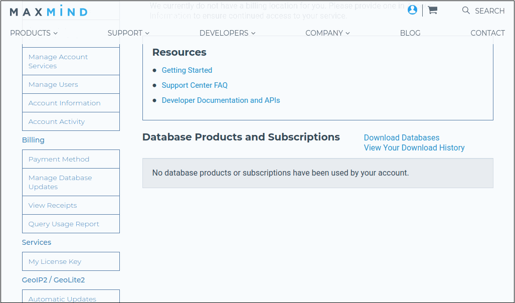 Install the GEOIP package on System