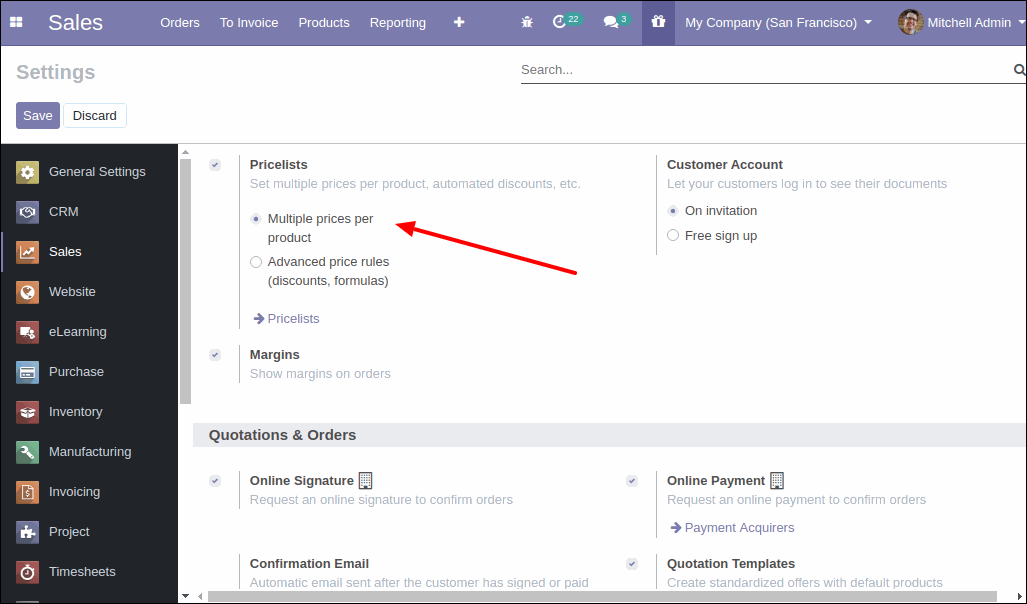 Configure Odoo Pricelist base on Geolocation