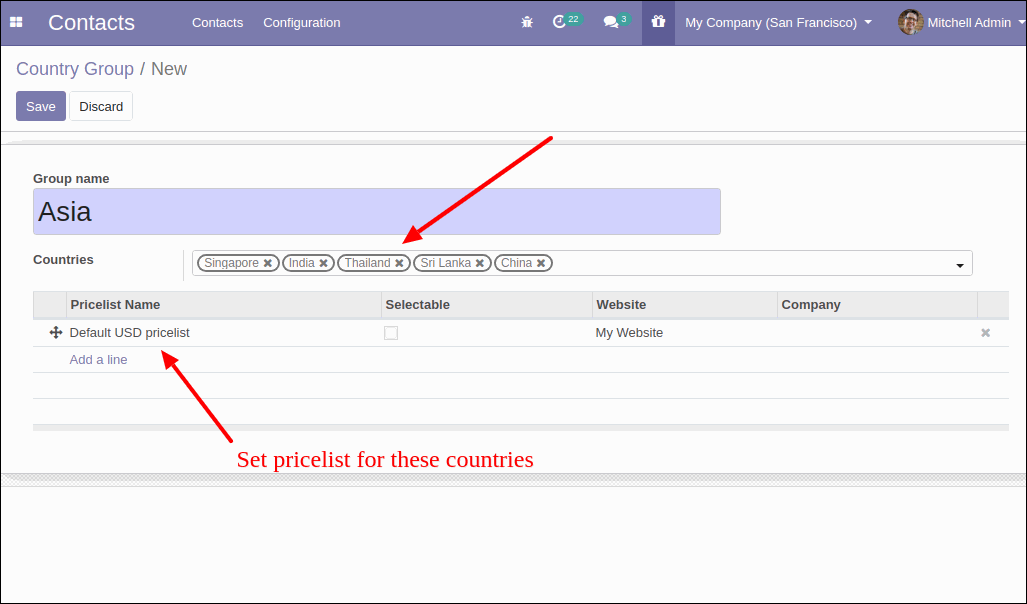 How To Show Geolocation Based Pricelist Configure Odoo Pricelist base on Geolocation