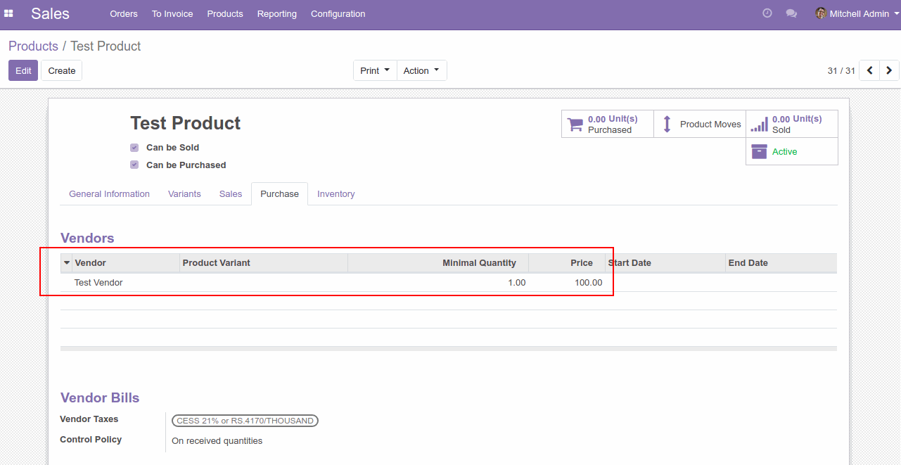 Set up Dropshipping on Odoo