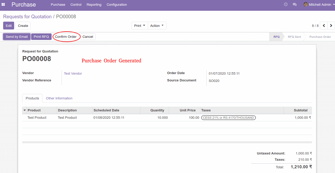 Set up Dropshipping on Odoo