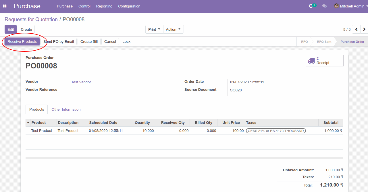 Set up Dropshipping on Odoo