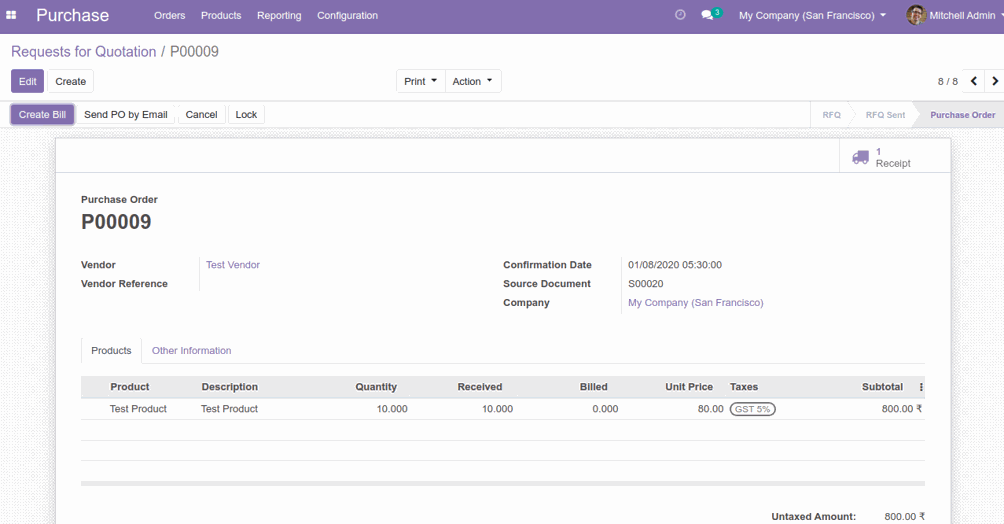 Cross Docking Configuration