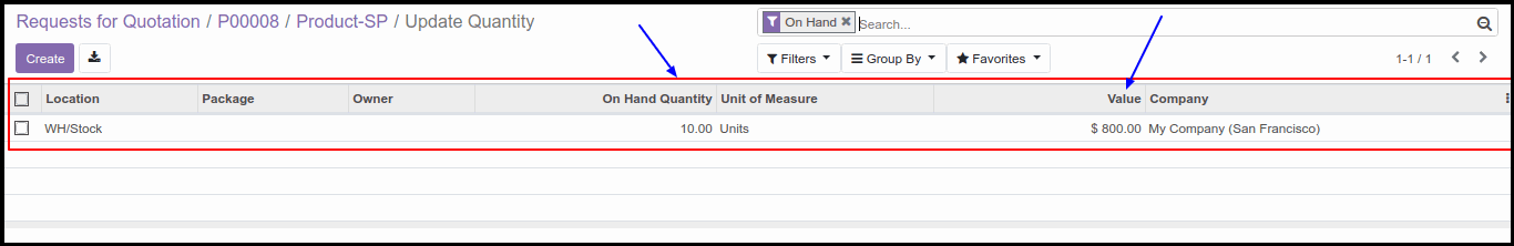 First Costing Method Option in Odoo: Standard Price