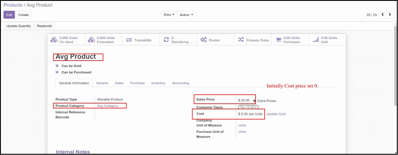 Third Costing Method Option in Odoo: Average Price