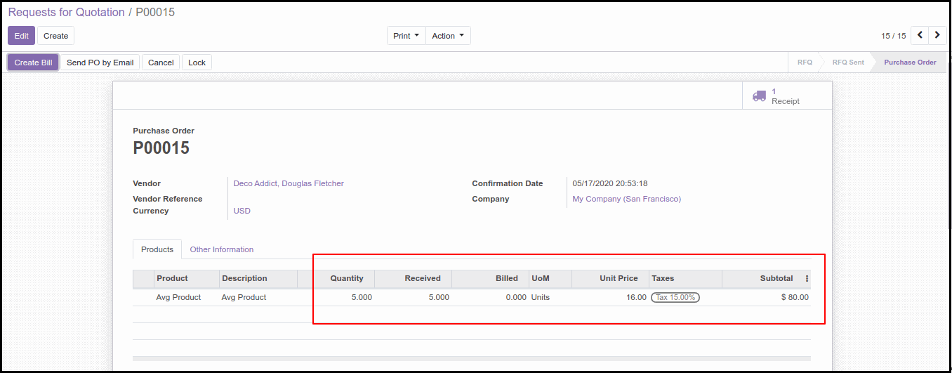 Third Costing Method Option in Odoo: Average Price