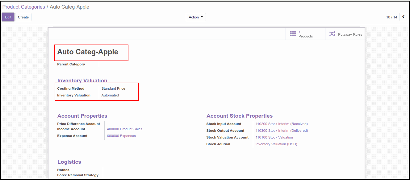 Costing Methods and Inventory Valuation in Odoo13 Record the Value into your Accounting Books: Manually or Automatically