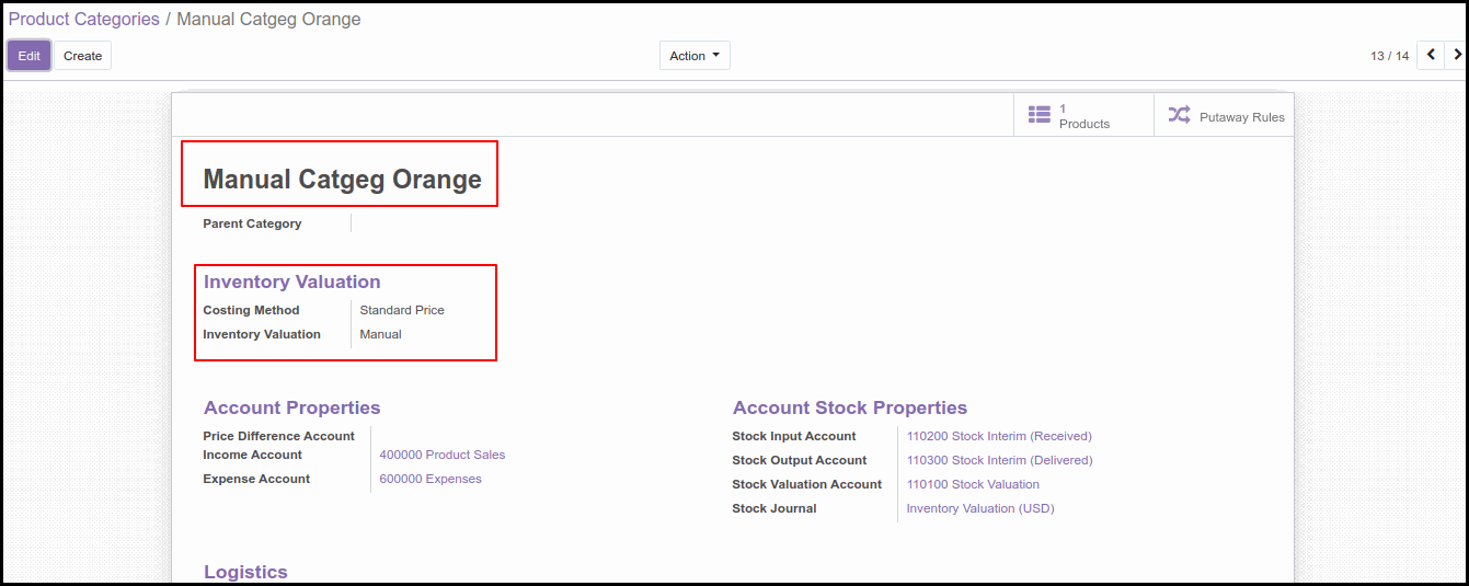 Costing Methods and Inventory Valuation in Odoo13 Record the Value into your Accounting Books: Manually or Automatically