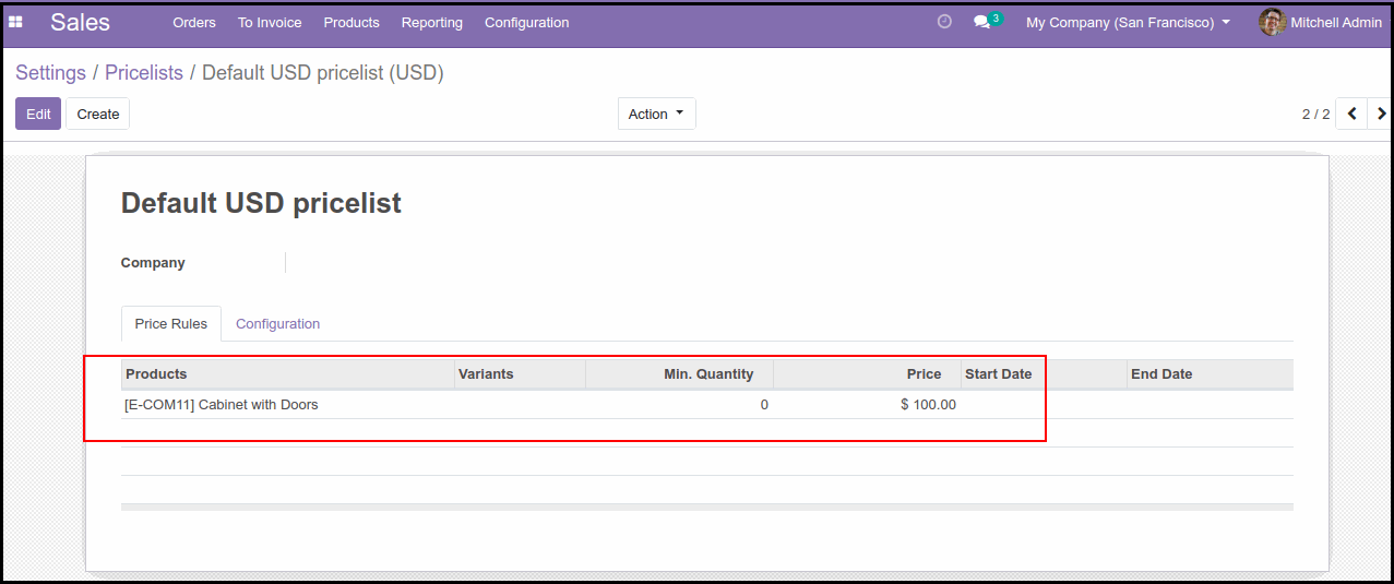 How to Configure Pricelists in Odoo Multiple Price Per Product