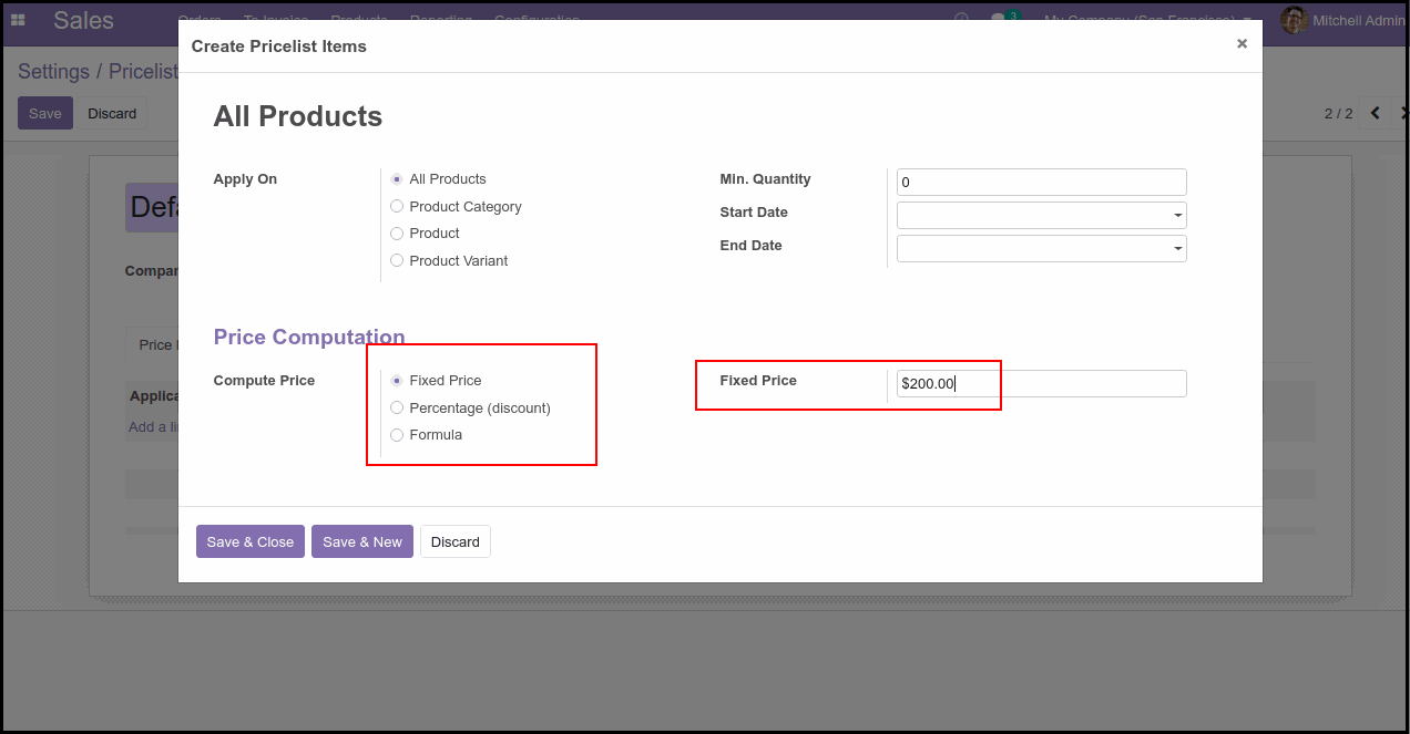 How to Configure Pricelists in Odoo Advanced Price Rules