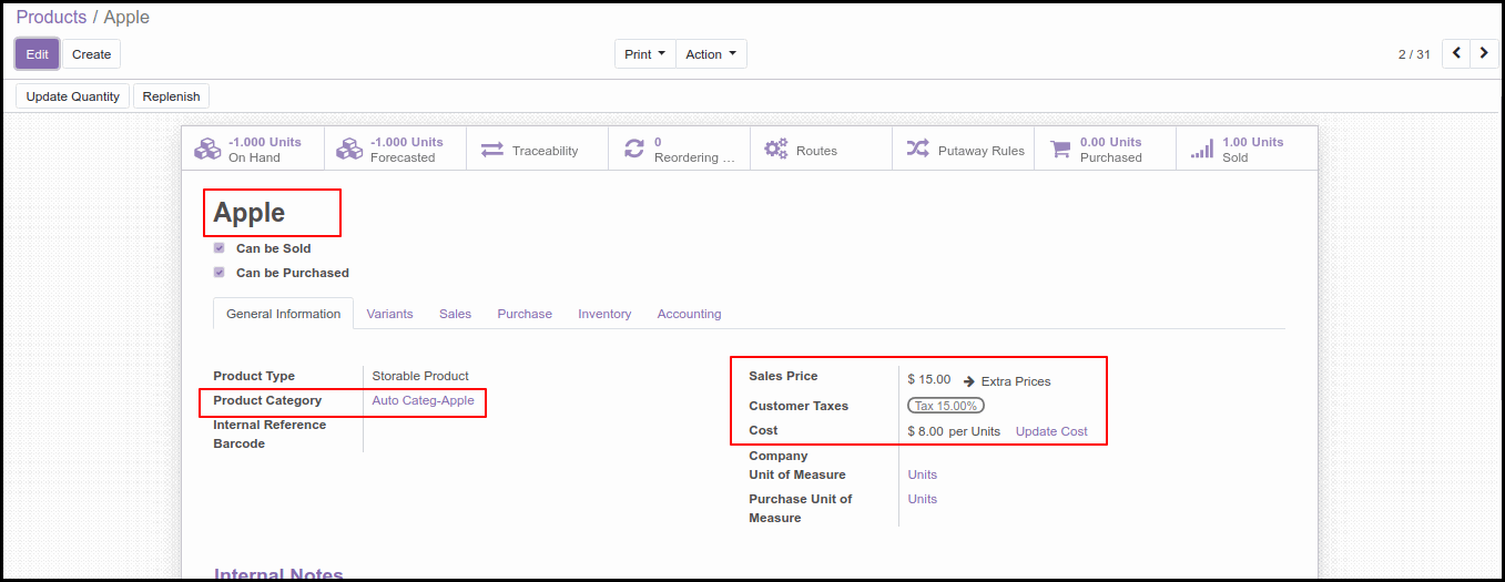 Costing Methods and Inventory Valuation in Odoo13 Record the Value into your Accounting Books: Manually or Automatically