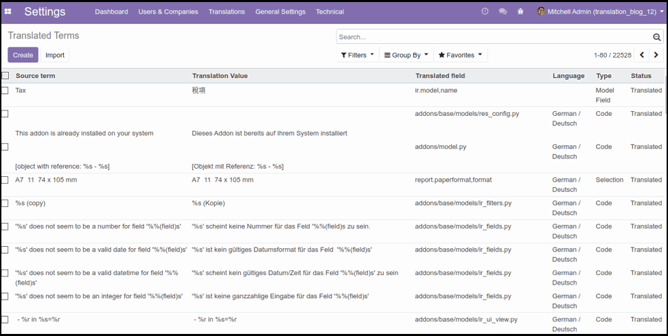 How to Load a Translation in Odoo Add Translation in Odoo Custom Module