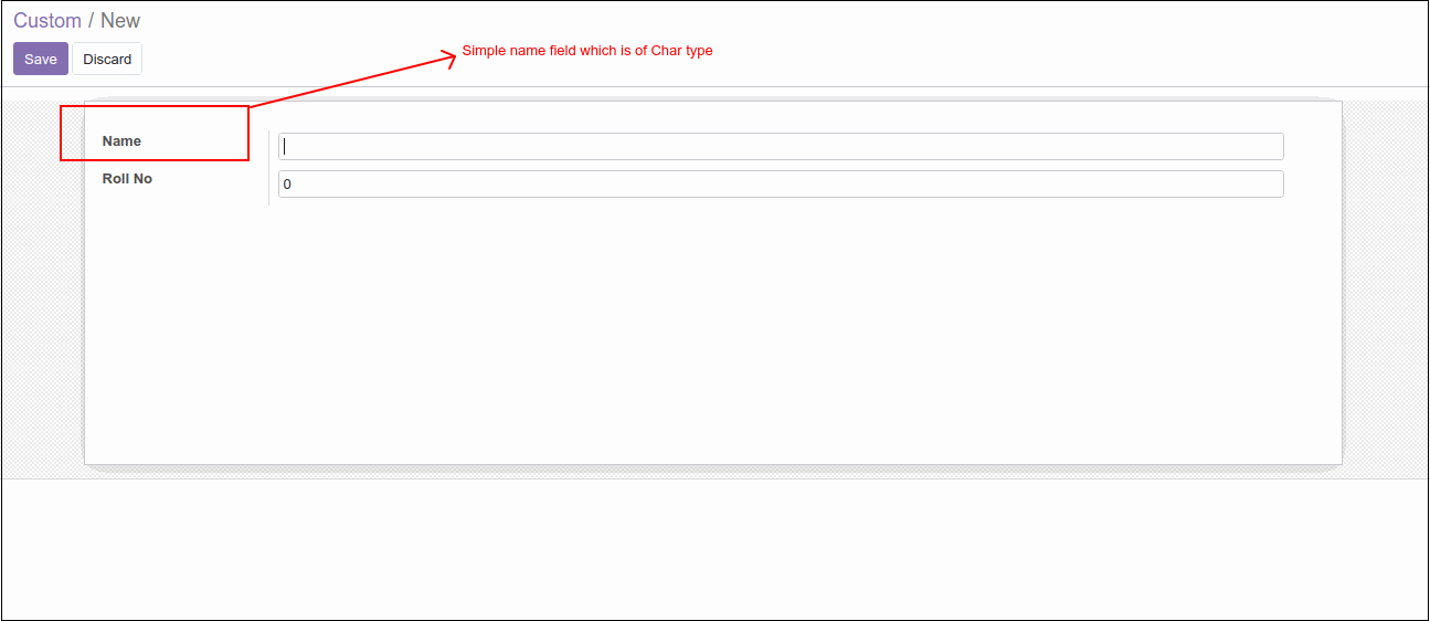 Relational Fields and Widgets In Odoo Mainly there are 3 different types of fields in Odoo: Basic Fields