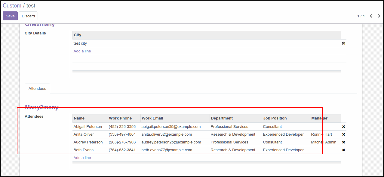 Many2many Relational Fields in Odoo