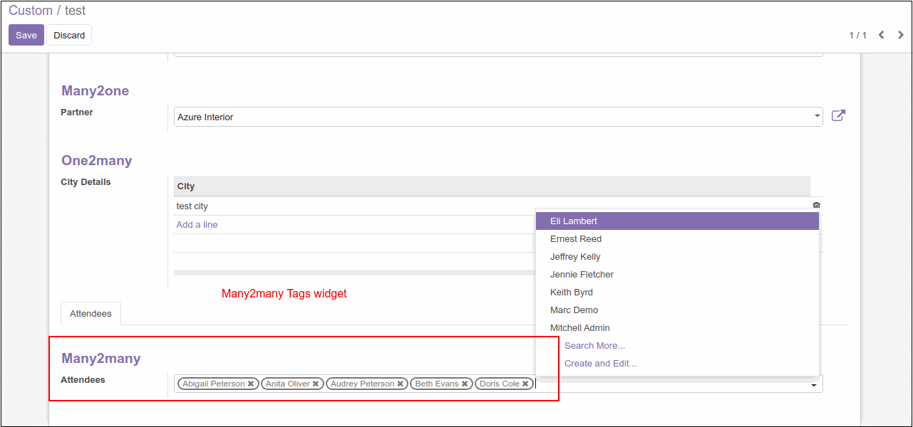 Relational Fields and Widgets In Odoo Many2many Tags in Odoo