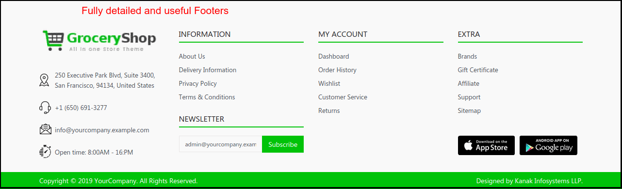 Best Odoo Theme For Grocery Store Odoo Grocery Theme for Ecommerce Store: Customizable Header and Footers