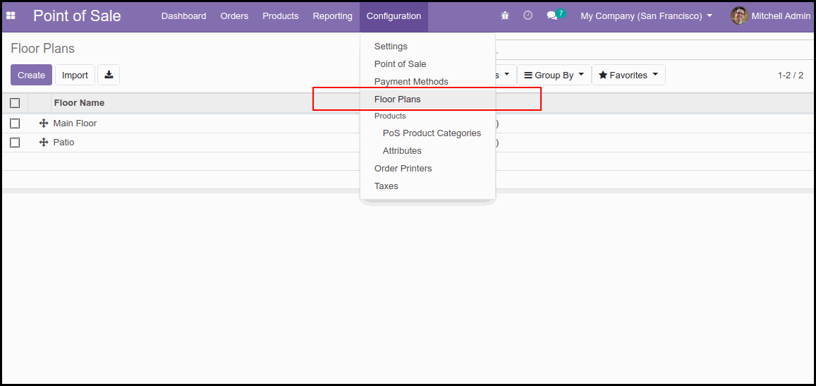POS Table Order QR Code: Odoo Module After Configure POS Table Order QR Code Module : Setup the Restaurant and Tables