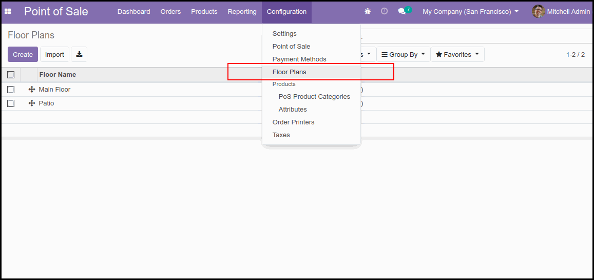 After Configure POS Table Order QR Code Module : Setup the Restaurant and Tables