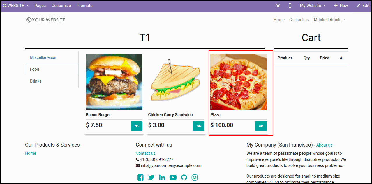POS Table Order QR Code: Odoo Module After Configure POS Table Order QR Code Module : Product Modifiers