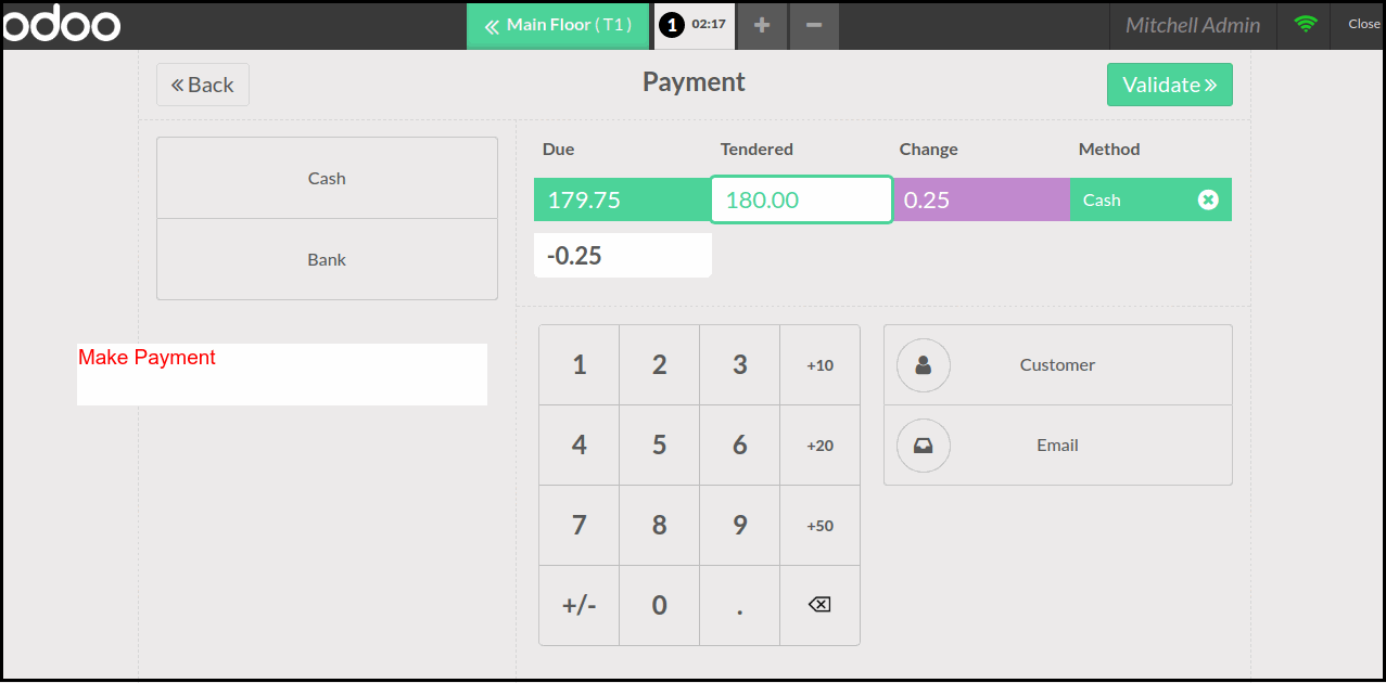 POS Table Order QR Code: Odoo Module When Order is done make the Payment