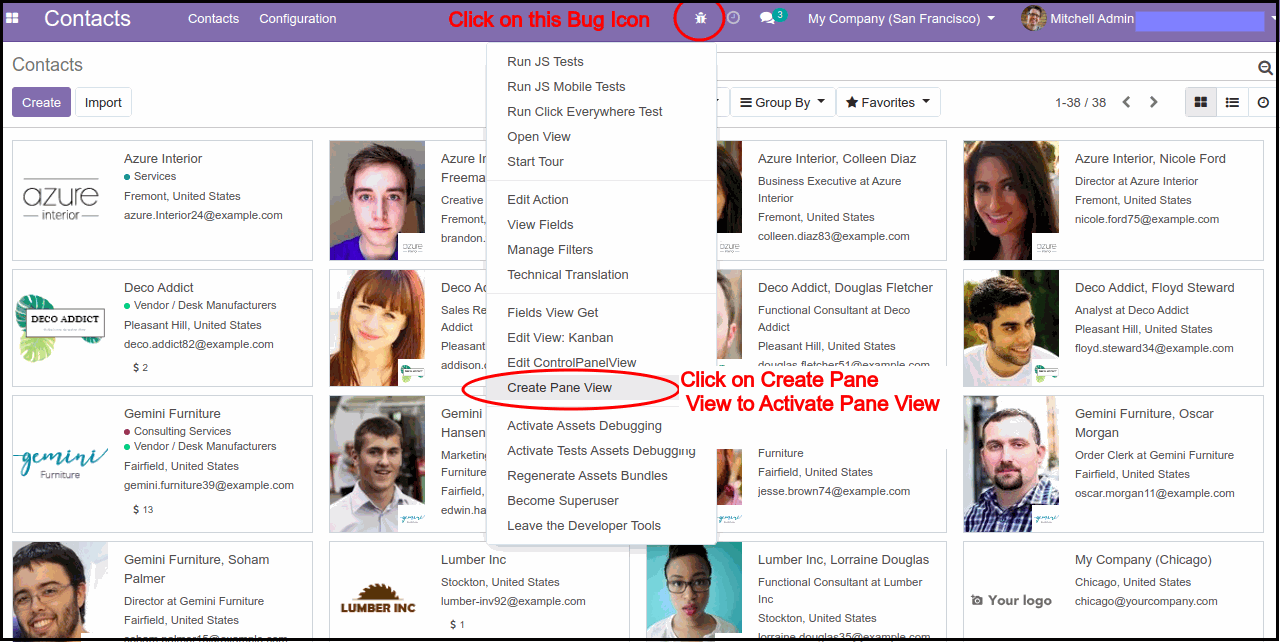 Odoo Pane View M​odule: Step by Step Guide