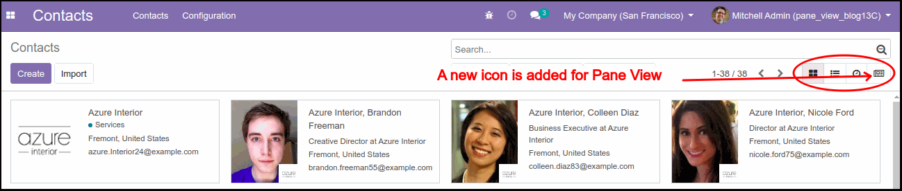 Odoo Pane View M​odule: Step by Step Guide