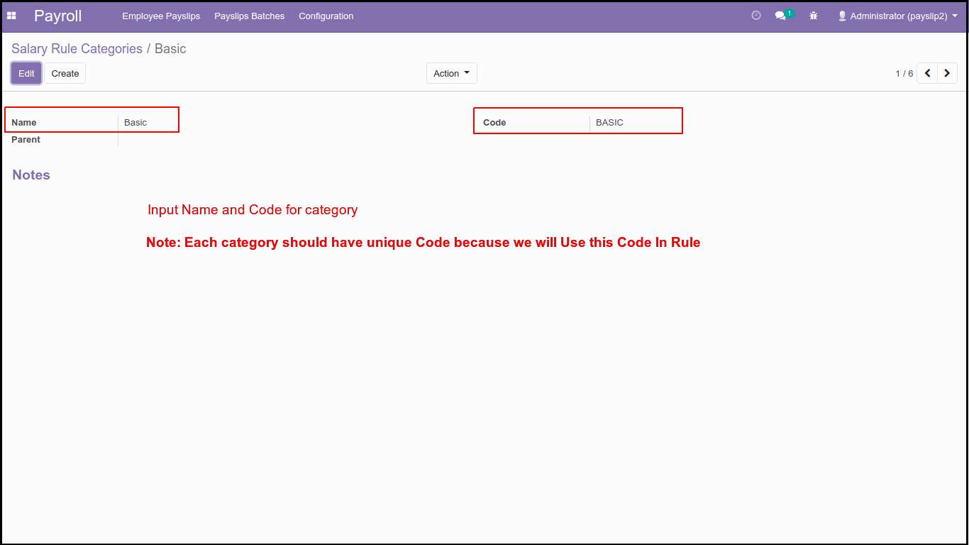 How To Configure Advance Salary Rules In Odoo Navigate to Payroll: configure Salary Rules (Basic Category)