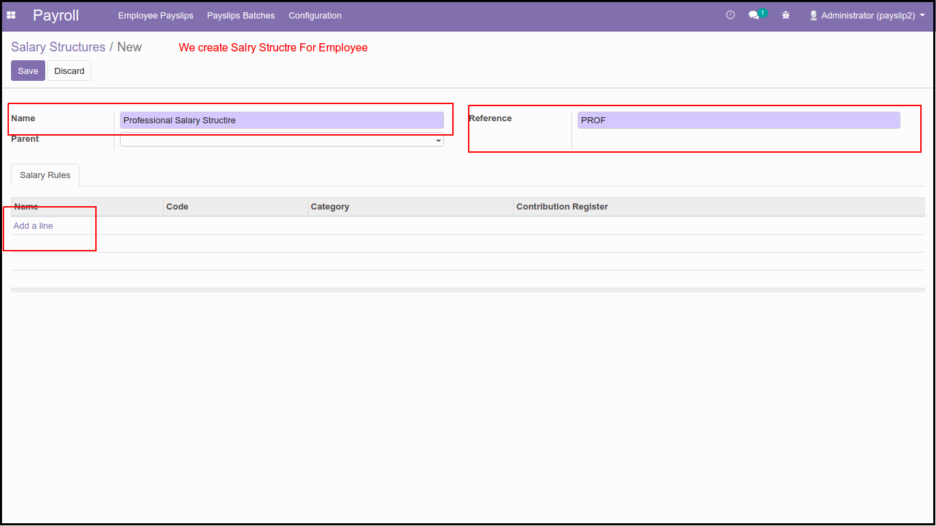 How To Configure Advance Salary Rules In Odoo Create Salary Rules from Config Menu of HR Payroll Apps: Net Salary Rule