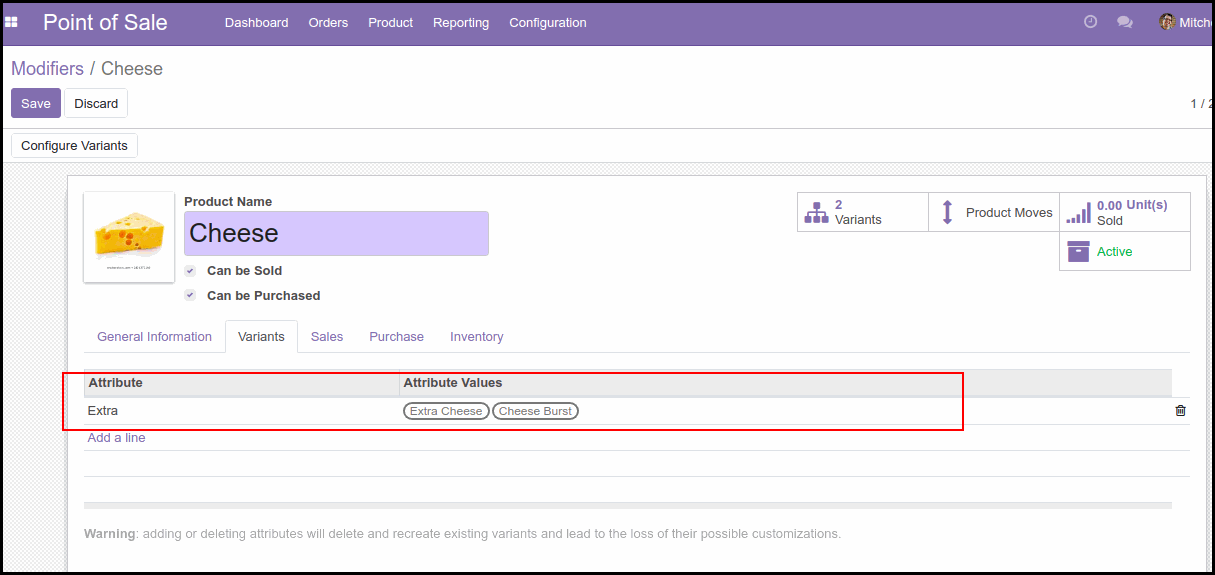 Odoo POS Pizza Modifiers Module How Odoo POS Pizza Modifiers Module Works