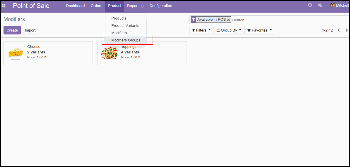 How Odoo POS Pizza Modifiers Module Works