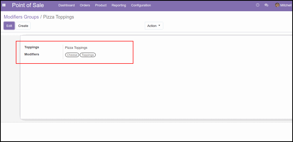 Odoo POS Pizza Modifiers Module How Odoo POS Pizza Modifiers Module Works