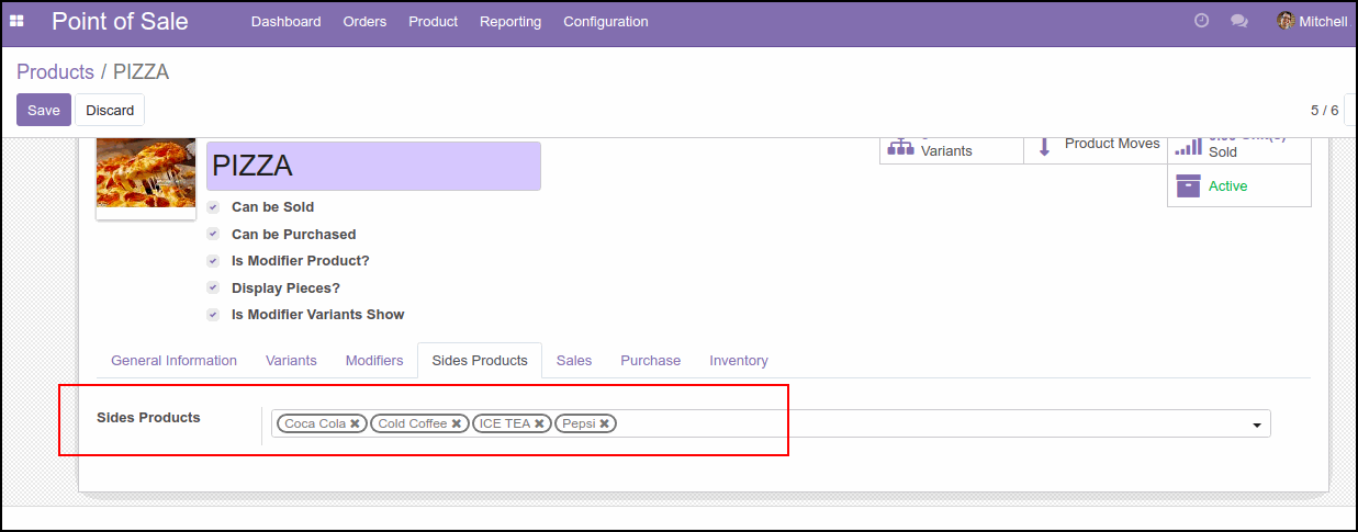 Odoo POS Pizza Modifiers Module How Odoo POS Pizza Modifiers Module Works