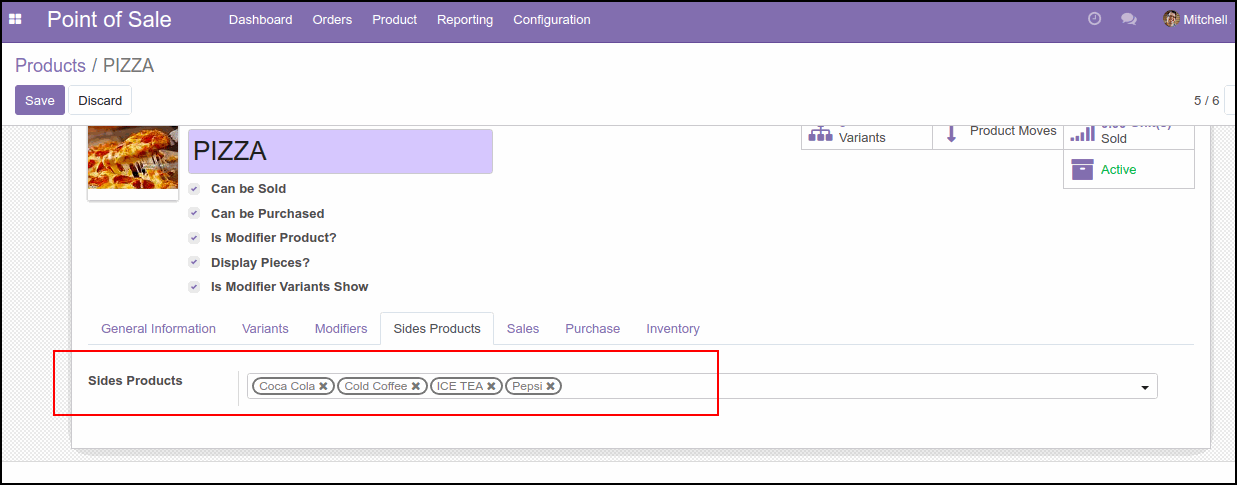 How Odoo POS Pizza Modifiers Module Works