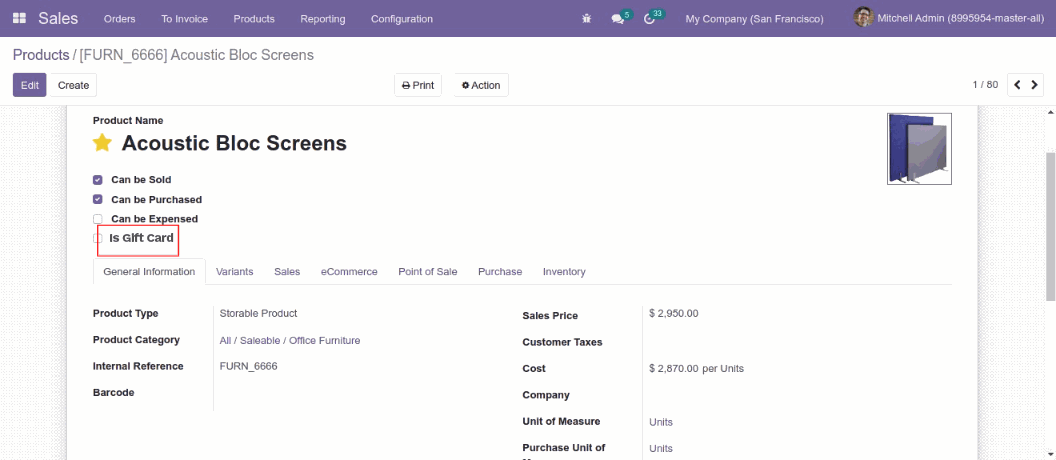 Odoo 15 Expected Features (Roadmap) Convert product to gift card