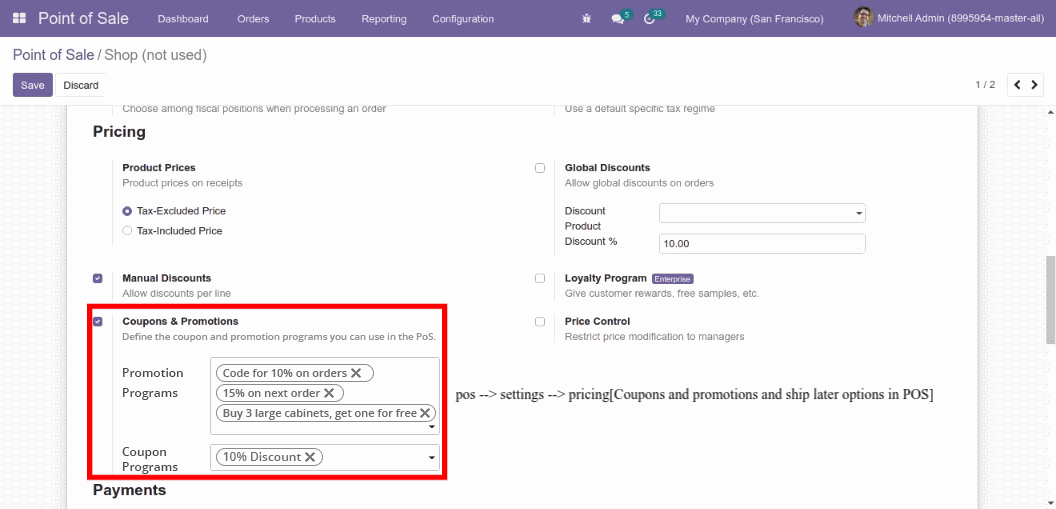 Odoo 15 Expected Features (Roadmap) Coupons and promotions