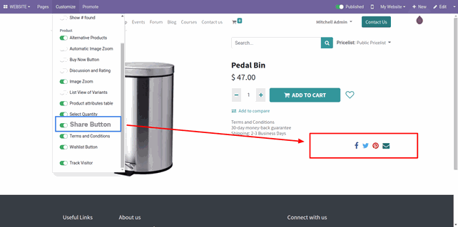 Odoo 15 Expected Features (Roadmap) Share Button