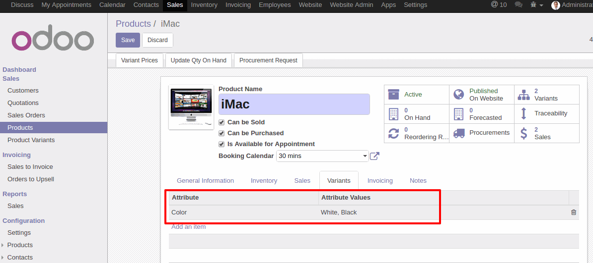 Book Service In Odoo - Step by Step Process