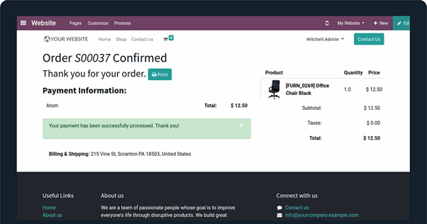 Configuration Steps of Atom Payment Gateway Module in Odoo Configuration Steps of Atom Payment Gateway Module in Odoo