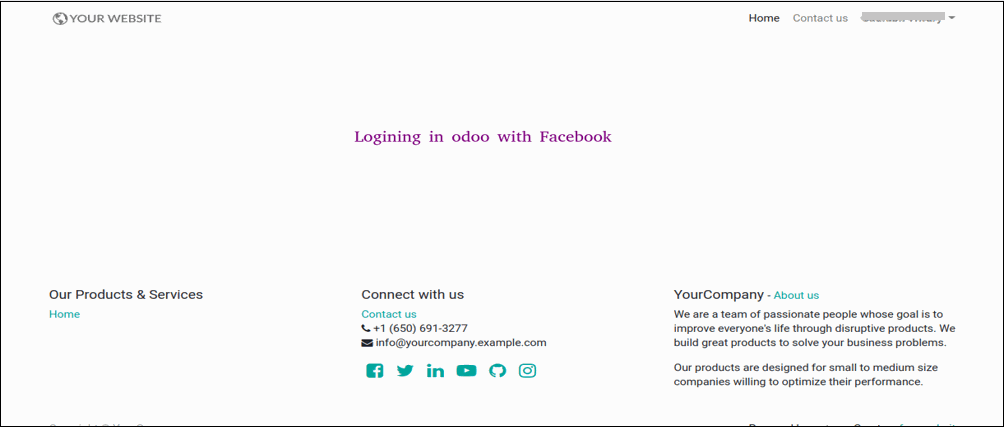 How To Login With Social Signon In Odoo ( Google/Facebook ) Sign in with Facebook : Step by Step Process
