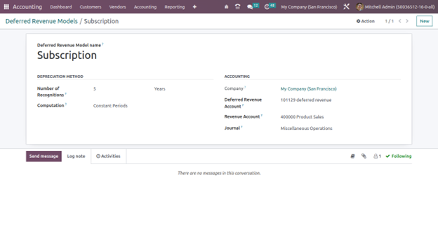 Steps to Create Deferred Revenue Model