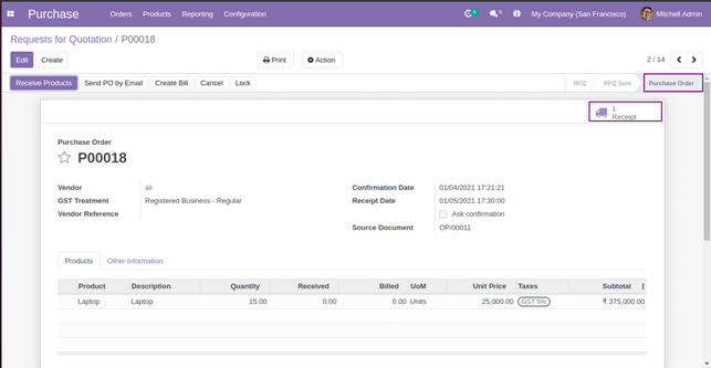 Confirm Purchase Order Configuration In Odoo Confirm Purchase Order Configuration In Odoo
