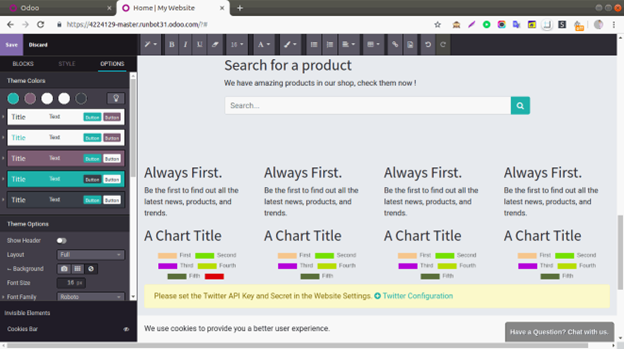 List of Odoo 14 Features Theme Customization Option in Odoo 14