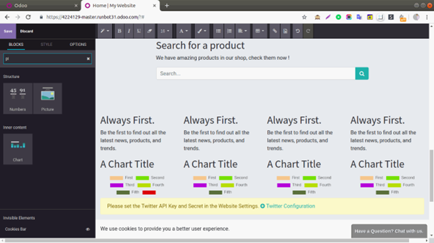 List of Odoo 14 Features New Search Bar Option