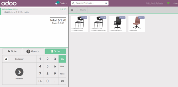 List of Odoo 14 Features New Fresh look (UI) in Point of Sale Screen